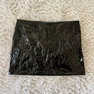 Edikted Latex Mini Skirt